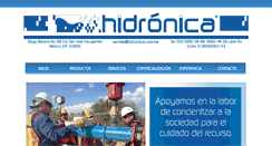 Desktop Screenshot of hidronica.com.mx